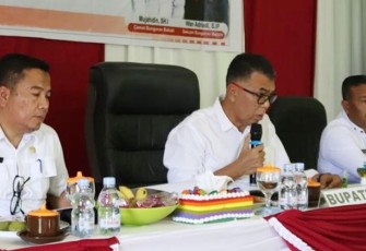 Bupati Natuna saat Musrenbang Tahun 2024 untuk TA 2025 di Kecamatan Batubi