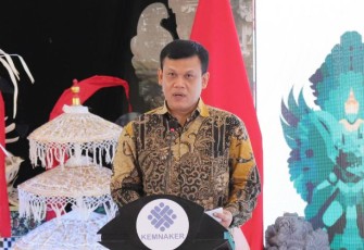 Dirjen Pembinaan Pelatihan Vokasi dan Produktivitas Kemnaker Agung Nur Rohmad 