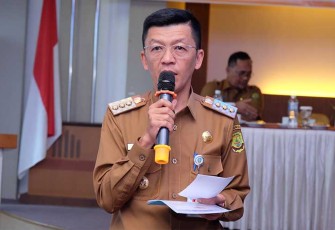 Pj. Wali Kota Tanjungpinang, Hasan, S.Sos sekaligus memberikan motivasi kepada para peserta.