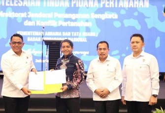 Kementerian ATR/BPN Kuatkan Sinergi Bersama Aparat Penegak Hukum
