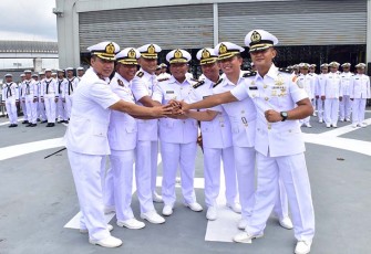 Sertijab Tiga Jabatan Koarmada KRI