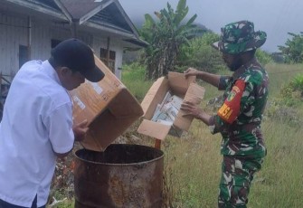 Pemusnahan Obat-Obatan Kadaluwarsa di Puskesmas Jila