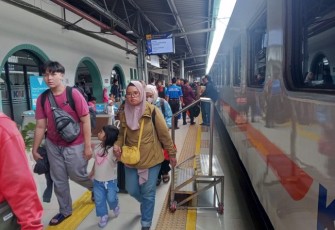 Ilustrasi arus mudik lebaran 