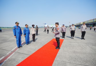 Kapolri Jenderal Listyo Sigit Prabowo bertolak ke Lampung