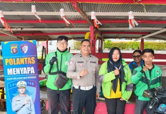 Ditlantas Polda Kalteng Gelar Polantas Menyapa