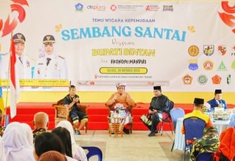 Temu Wicara Kepemudaan Kabupaten Bintan Tahun 2025 di Gedung LAM Bintan, Selasa (28/10/2025).