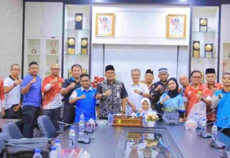 Wali Kota Lis saat Lepas dan Beri Motivasi Atlet Disabilitas Tanjungpinang Menuju PEPARPENAS XI Jakarta