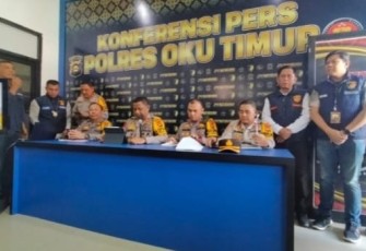 Press Release Capaian Kinerja Polres Oku Timur Tahun 2024