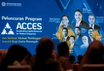Launching program ACCES di Jakarta, Kamis (23/10)