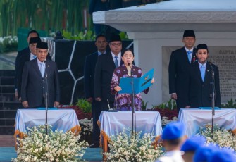 Ketua DPR RI, Puan Maharani didapuk memimpin pembacaan naskah Ikrar dalam upacara peringatan Hari Kesaktian Pancasila tahun 2025
