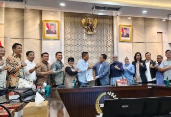 Pimpinan DPRD Provinsi Diterima Sekjan DPR RI