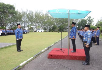 Wali Kota Tanjungpinang, Lis Darmansyah, saat memimpin upacara peringatan Hari Kebangkitan Nasional ke-117 