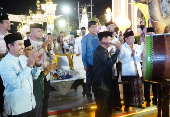Dandim Madiun Hadiri Gema Takbir Keliling dan Parade Bedug Se-Kota Madiun