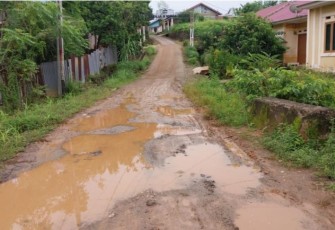 Kondisi Jalan Perumahan Griya Andika Alfatindo