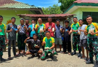 Satgas Pamtas Gelar Sosialisasi di Desa Dafala