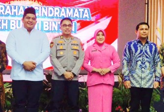 Pisah Sambut Kapolres Bintan Dari AKBP Riki Iswoyo Kepada AKBP Yunita Stevani 
