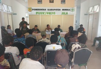 Babinsa Koramil Jila Hadiri Kegiatan Lokakarya Mini Lintas Sektoral Distrik Jila