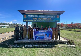 Pelayanan Kesehatan Gratis Warnai Kehadiran Satgas Pamtas di Malaka