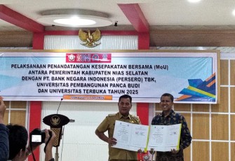 UT Medan dan Nias Selatan Resmikan Kerja Sama Peningkatan SDM