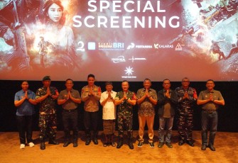 Pangdam IX/Udayana Bersama Forkopimda Bali Nobar Film “Believe”