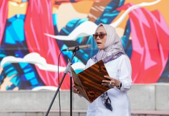 Sesdep 4 Bidang Peningkatan Prestasi Olahraga Kemenpora Mulyani Sri Suhartuti 