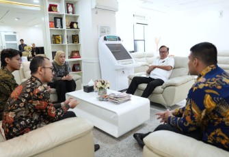 Kemenpora RI saat menerima audiensi Perhimpunan Pelajar Indonesia (PPI) Australia, Selasa (14/1) sore.