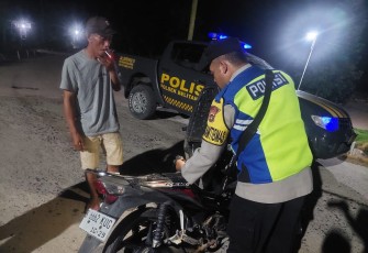 Polsek Belitang III Tingkatkan Patroli KRYD Malam Hari