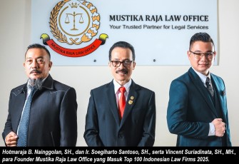Mustika Raja Law Office Masuk Top 100 Indonesian Law Firms 2025