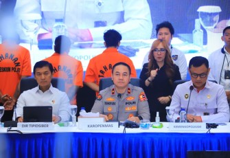 Polri Ungkap Sindikat Judi Online Jaringan Internasional