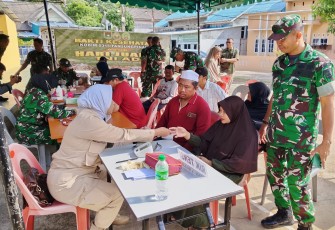 Kodim 0315/Tanjungpinang Gelar Bakti Kesehatan Hari Juang TNI AD ke-80 di Panti Asuhan Insan Cita