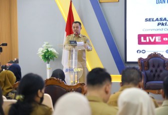 Kepala BSKDN Kemendagri Yusharto Huntoyungo saat membuka acara Forum Diskusi Aktual (FDA)