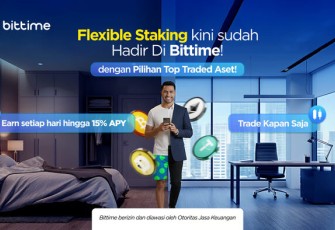 Bittime Resmi Luncurkan Fleksibel Staking dengan Top-Traded Assets, Hadirkan APY Tertinggi