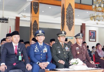 Peringatan HUT Ke-80 TNI di Pendopo Kabupaten Pacitan 