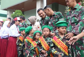 Ucapan HUT Ke-80 TNI di Kodim 0807/Tulungagung 