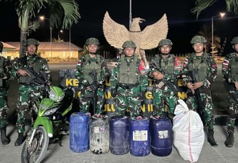 Satgas Pamtas Yonarmed 12 Kostrad Pos Motamasin 