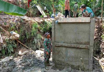 Sumur bor dusun Krajan TMMD ke 126 Kodim Pacitan