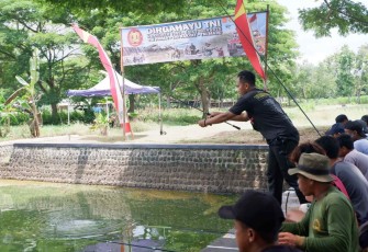 Lomba mancing Kodim 0801/Pacitan, Minggu (19/10)