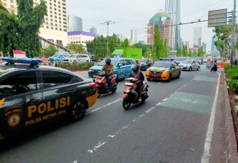 Patroli kamtibmas Polda Metro Jaya 