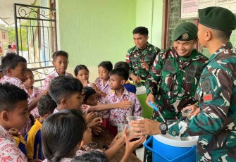 Bubur Kacang Hijau Satgas Yonarmed 12 Kostrad 
