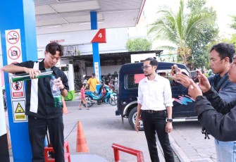 Sidak SPBU di wilayah Gresik