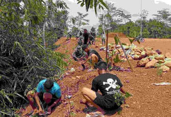 Lestarikan alam di lokasi TMMD ke 126 Kodim Pacitan 