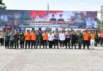 Apel Gelar Pasukan Kewaspadaan dan Kesiapsiagaan Bencana Kabupaten Ponorogo, Rabu (5/11)