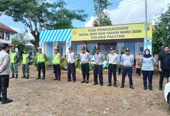 Pengamanan Nataru wilayah Kabupaten Pacitan 