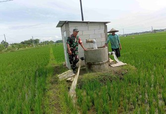 Pendampingan pengairan sawah wilayah desa binaan 