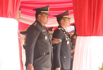 Dandim Ngawi saat Ikuti Upacara Peringatan HUT ke-80 RI 