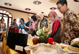 Ketua Dekranas Tri Tito Karnavian dalam acara Pembukaan Penjurian Tahap III Dekranas Award di Rumah Kriya Asri, Jakarta, Kamis (21/8/2025).