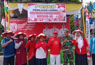 Desa Trimo Rejo Adakan Acara Karnaval sambut HUT ke-80 RI