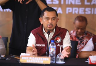 Direktur Reserse Narkoba, Bareskrim Polri Brigjen Mukti Juarsa