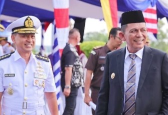 Gubernur Kepri saat Hadiri Sertijab Pangkoarmada I dan II di Tanjungpinang