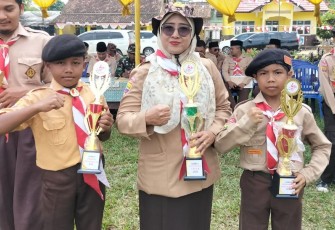 SDN Purwodadi Dapat Tiga Piala Juara Lomba